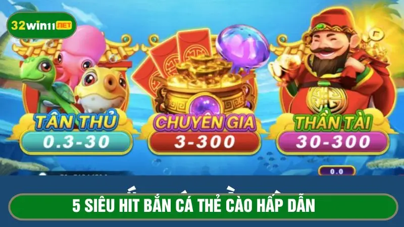 Bắn cá thần tài tạo trải nghiệm tuyệt vời