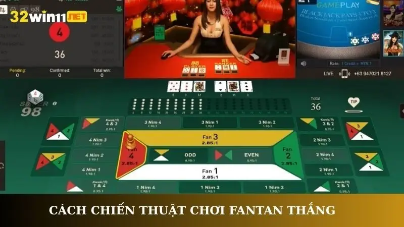 Cách chiến thuật chơi Fantan thắng
